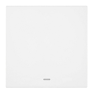 Выключатель 1-клавишный c индикатором (механизм) Stekker Мия 250В 10А RSW10-3101-01 белая магнолия 50431