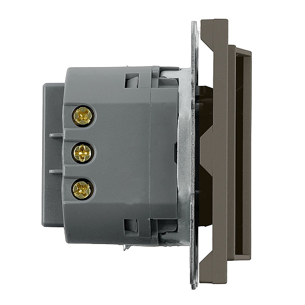 Выключатель карточный (механизм) Stekker 250В 40А Эмили RSW40-5114-09 антрацит soft touch 50701