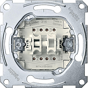 Выключатель с замыкающим контактом Schneider Electric Merten MTN3155-0000