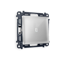 Комплект механизма 1-кл проходного выключателя с подсветкой Ambrella Volt Alfa MA402035