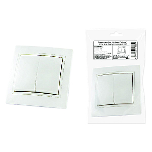 Выключатель двухклавишный Таймыр TDM Electric SQ1814-0502