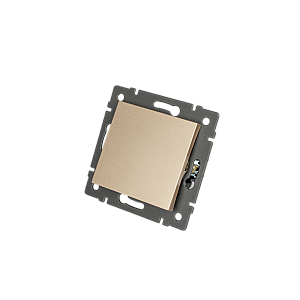 Механизм выключателя одноклавишный самовозвратный Arlight SWT-MKR1-PL-GD-V (250V, 10A) 049882