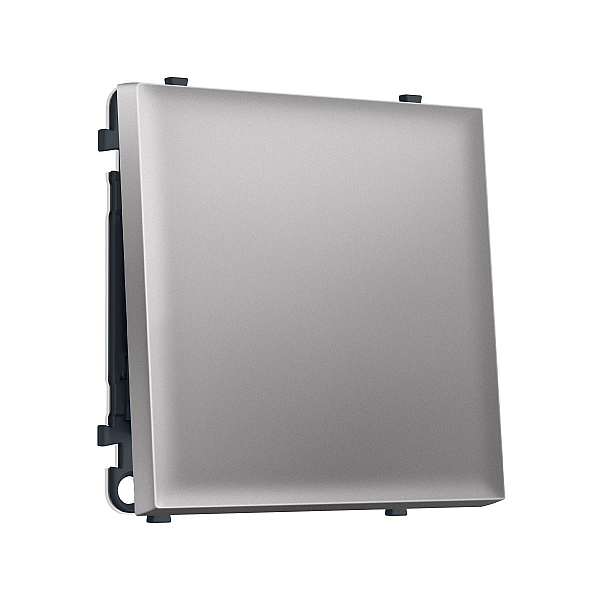Комплект механизма 1-кл выключателя SIGMA Сталь матовый 10A-250V QUANT PRO Ambrella Volt MS501010 (SP5010, PR101)