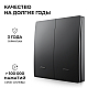 Выключатель кинетический 2кл., IP44, 2,4 ГГц, Smart, чер. Apeyron 04-82