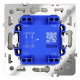 Выключатель двухклавишный с подсветкой Voltum S70 VLS020205