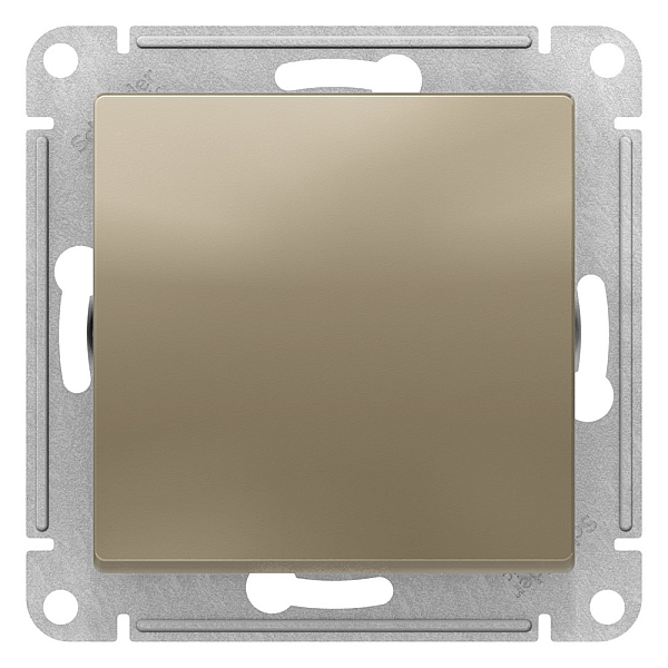 Выключатель 1-клавишный 2-полюсный Systeme Electric AtlasDesign ATN000521