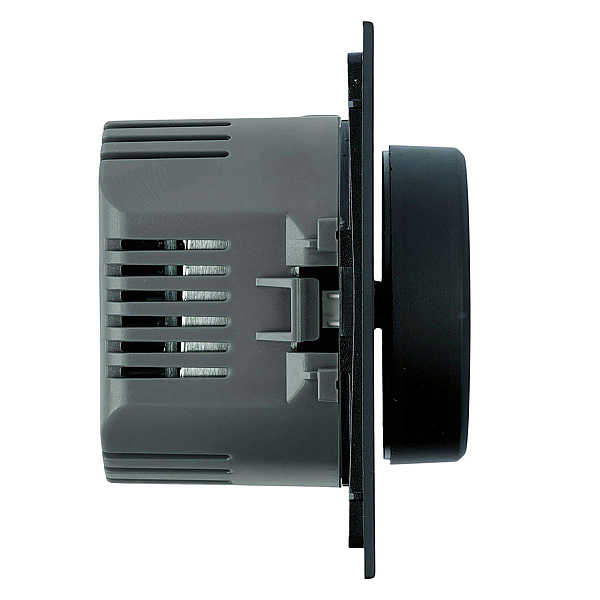 Выключатель диммирующий (механизм) Stekker 250В 1200W Мия RSW10-3106-05 черный бархат 50568