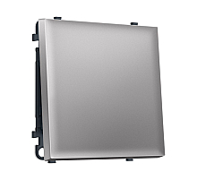 Комплект механизма 1-кл проходного выключателя SIGMA Сталь матовый 10A-250V QUANT PRO Ambrella Volt MS501020 (SP5010, PR105)