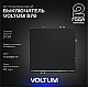 Выключатель встраиваемый Voltum S70 одноклавишный с подсветкой 10А, (графит) VLS010207
