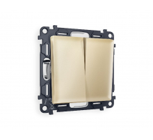 Комплект механизма 2-кл проходного выключателя Ambrella Volt Alfa MA603020