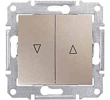 Выключатель для жалюзи механическая блокировка Schneider Electric Sedna SDN1300368