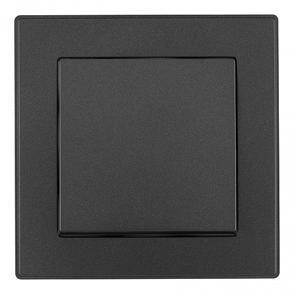 Выключатель одноклавишный Arte Milano SET06-1-30-1 black