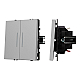 Выключатель проходной 2 кл подсветка софт-тач никель Arlight SWT-MKP2-SFPL-L-IS (250V, 10A) 059415(1)