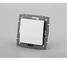 Механизм выключателя одноклавишный самовозвратный Arlight SWT-MKR1-PL-WH-V (250V, 10A) 049879