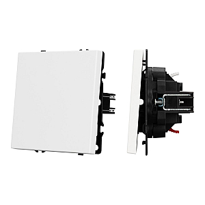 Механизм выключателя одноклавишный непроходной Arlight SWT-NOBE-MK01-SFPL-WH (230V, 10A) 054233