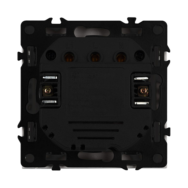 Выключатель карточный магнитный софт-тач черный оникс Arlight SWT-CRD-SFPL-BK (250V, 25A) 064401