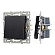 Механизм выключателя одноклавишный проходной Arlight SWT-MKP1-PL-BK (250V, 16A) 043715