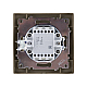Выключатель двухклавишный на 2 направления Лама TDM Electric SQ1815-0707