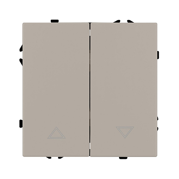 Выключатель управления шторами 2 кл софт-тач кашемир Arlight SWT-MKR2-SFPL-CA (250V, 10A) 059434(1)