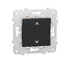 Выключатель двухклавишный Schneider Electric Unica New NU520754