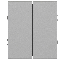 Переключатель Эра Arktik 16-1106-03 двойной 10АХ-250В алюминий Б0070366