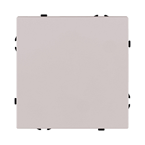 Выключатель кнопочный 1-клавишный 10А/250В, кашемир матовый Kollinger Eclipse EC-006CM