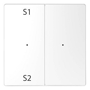 Клавиша двойная Schneider Electric Merten D-Life MTN5226-6035