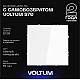 Выключатель с самовозвратом встраиваемый Voltum S70 одноклавишный 10А, (белый глянцевый) VLS010601