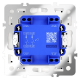Выключатель двухклавишный Voltum S70 VLS020101