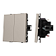 Механизм выключателя двухклавишный непроходной Arlight SWT-NOBE-MK02-SFPL-CA (230V, 10A) 059419