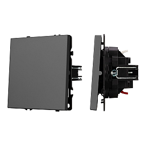 Выключатель проходной 1 кл софт-тач серый базальт Arlight SWT-MKP1-SFPL-GR (250V, 10A) 054248(1)