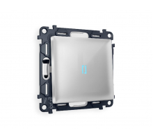 Комплект механизма 1-кл выключателя с подсветкой Ambrella Volt Alfa MA402020