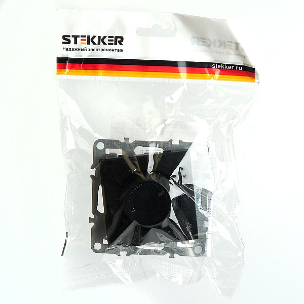 Диммер Stekker Эрна черный PSW10-9106-03 49150