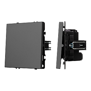 Выключатель перекрёстный 1 кл софт-тач серый базальт Arlight SWT-MKX1-SFPL-GR (250V, 10A) 054251(1)