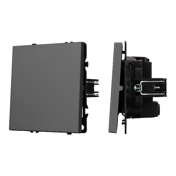 Выключатель перекрёстный 1 кл софт-тач серый базальт Arlight SWT-MKX1-SFPL-GR (250V, 10A) 054251(1)