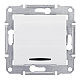 Переключатель одноклавишный с красной подсветкой Schneider Electric Sedna 10A 250V SDN0401121