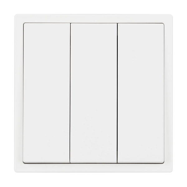 Выключатель 3 кл софт-тач белый кварц Arlight SWT-MK03-SFPL-WH (250V, 10A) 061801(1)