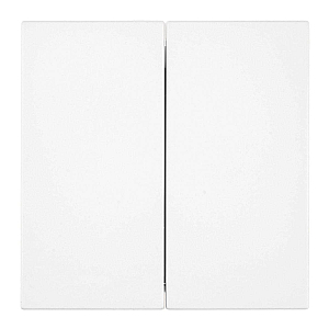 Переключатель 2-клавишный (механизм) Stekker Мия 250В 10А RSW10-3107-01 белая магнолия 50434