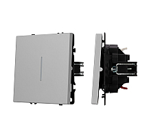 Выключатель 1 кл подсветка софт-тач никель Arlight SWT-MK01-SFPL-L-IS (250V, 10A) 059425(1)