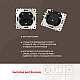 Выключатель двухклавишный Arte Milano SET06-1-30-2 white