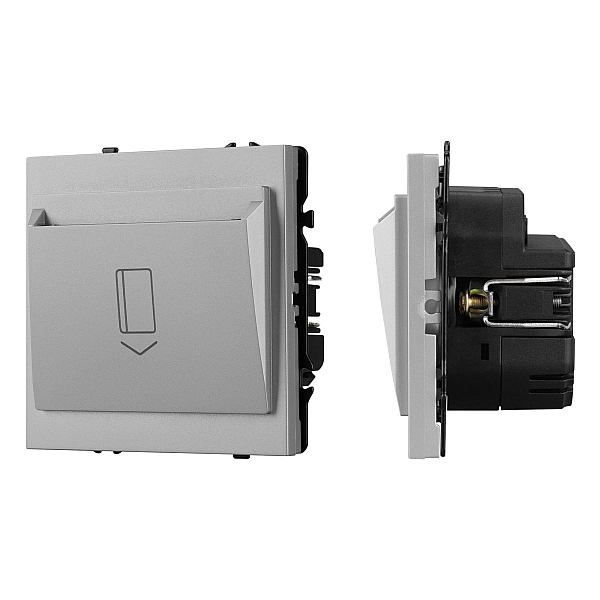 Выключатель карточный магнитный софт-тач никель Arlight SWT-CRD-SFPL-IS (250V, 25A) 064815