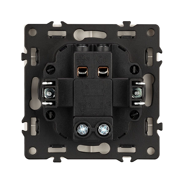 Выключатель перекрёстный 1 кл софт-тач белый кварц Arlight SWT-MKX1-SFPL-WH (250V, 10A) 054234(1)
