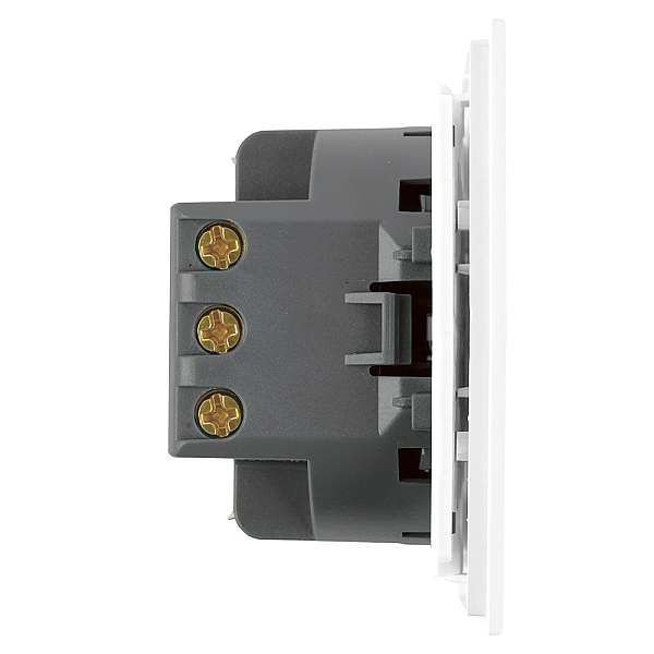 Выключатель двухклавишный Stekker Мия RSW10-3111-01 белая магнолия 50788