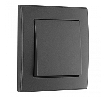 Выключатель одноклавишный Arte Milano SET06-1-30-1 black