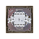 Выключатель одноклавишный с подсветкой Лама TDM Electric SQ1815-0704