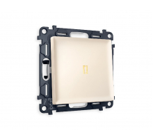 Комплект механизма 1-кл выключателя с подсветкой Ambrella Volt Alfa MA322010