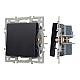 Механизм выключателя одноклавишный непроходной Arlight SWT-MK01-PL-BK (250V, 16A) 043711