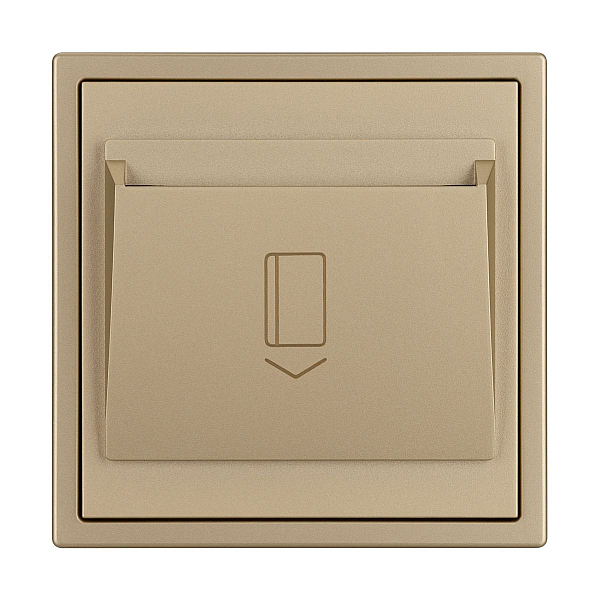 Выключатель карточный магнитный софт-тач золотой песок Arlight SWT-CRD-SFPL-GD (250V, 25A) 064813