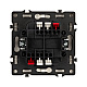 Механизм выключателя двухклавишный проходной Arlight SWT-NOBE-MKP2-SFPL-WH (230V, 10A) 054242