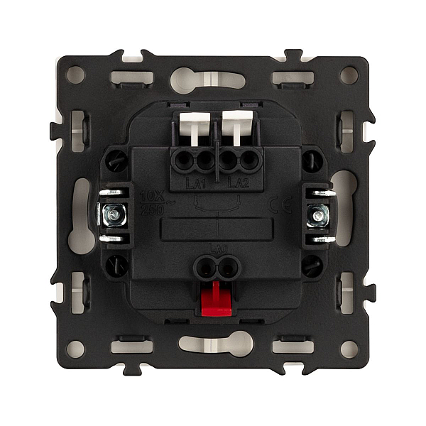 Механизм выключателя двухклавишный непроходной Arlight SWT-NOBE-MK02-SFPL-CA (230V, 10A) 059419